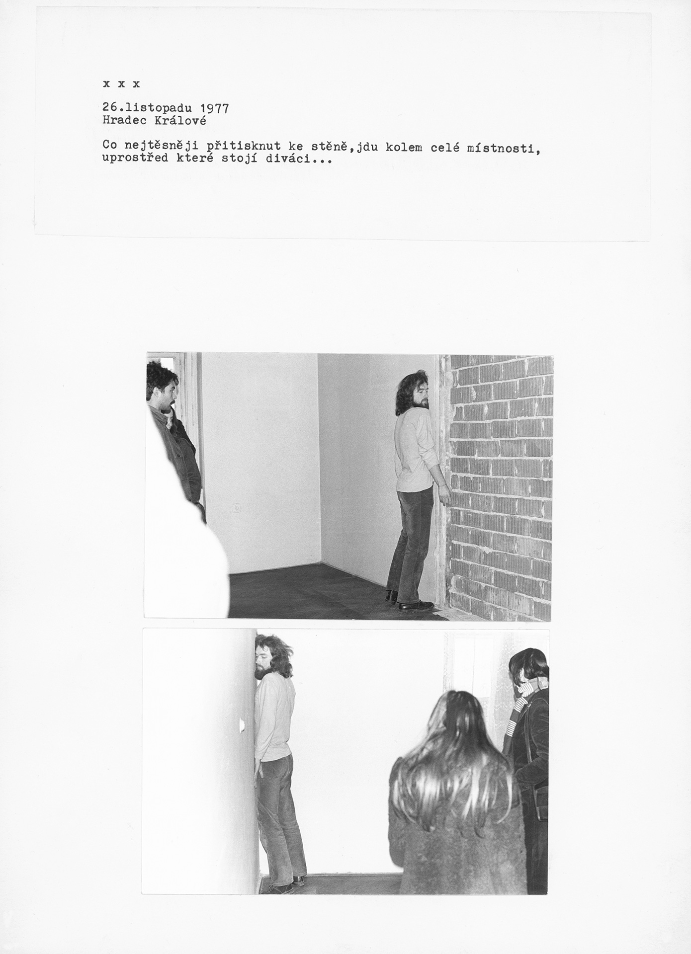 Untitled, 26. 11. 1977, Hradec Králové