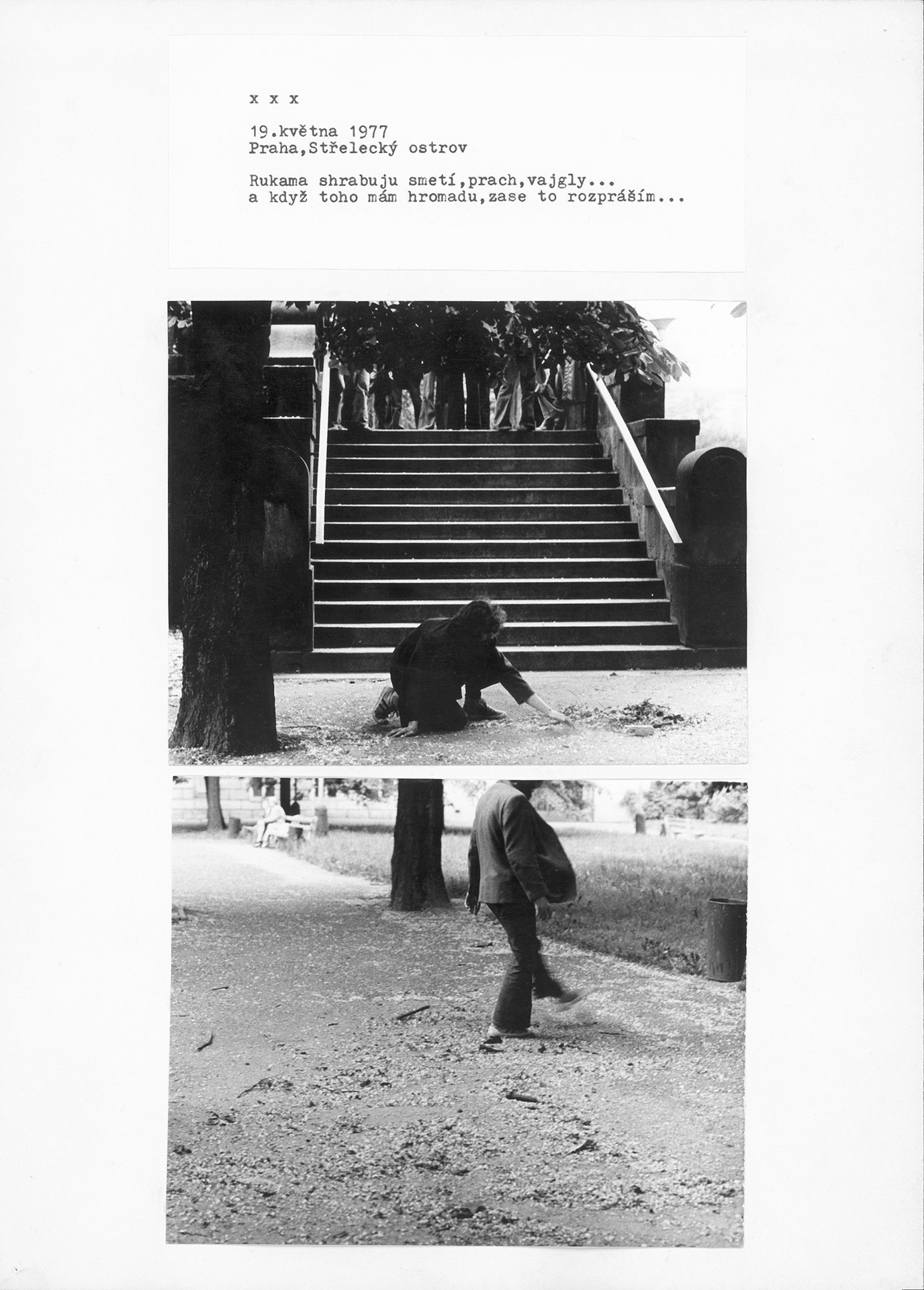 Untitled, 19. 5. 1977, Prague, Střelecký ostrov