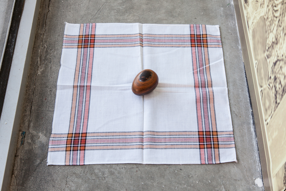 Seer stone and magic handkerchief, 2015 (stone of unknown age)