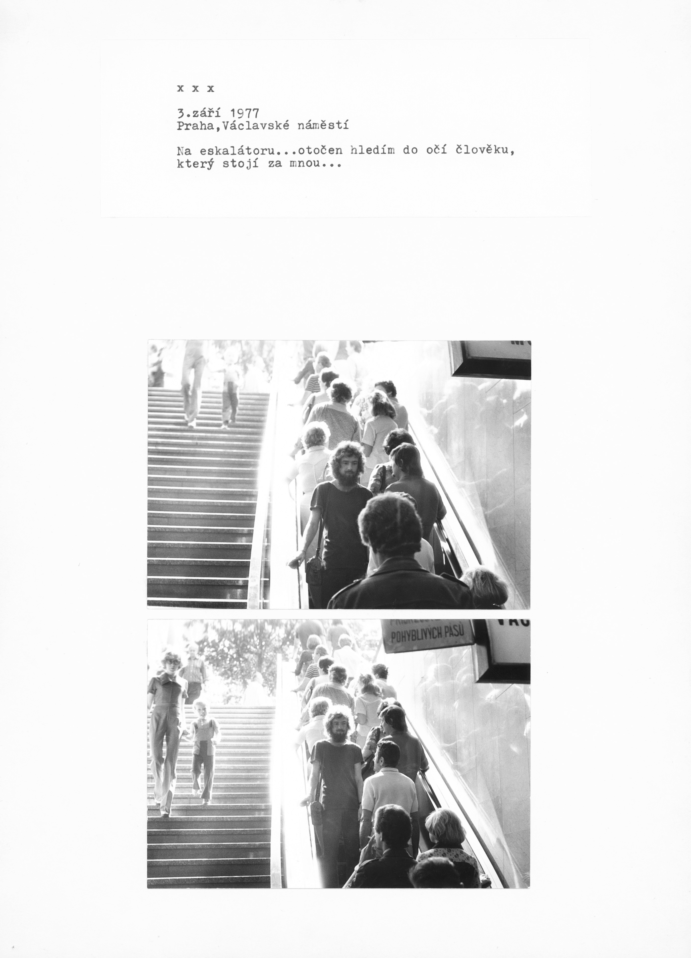 Untitled, 3. 9. 1977, Prague, Václavské náměstí