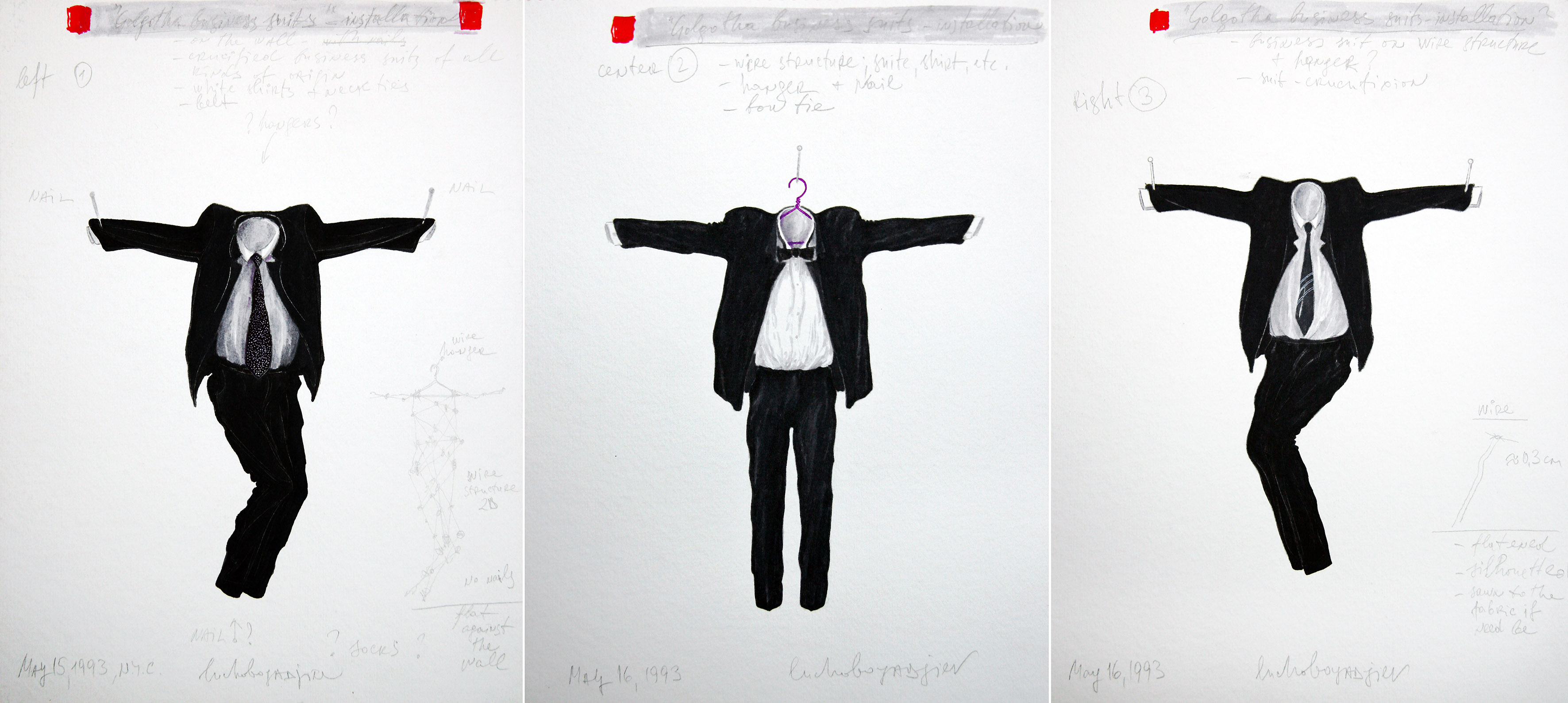 Neo-Golgotha. The Drawings, 1993