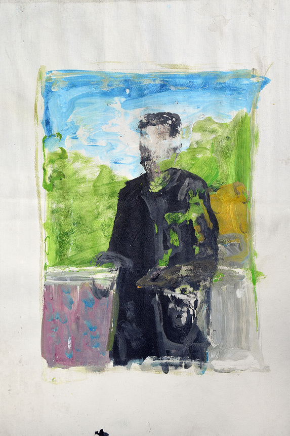 Once before (After a photo self portrait of Georgi Danchov - Zografina), 2019