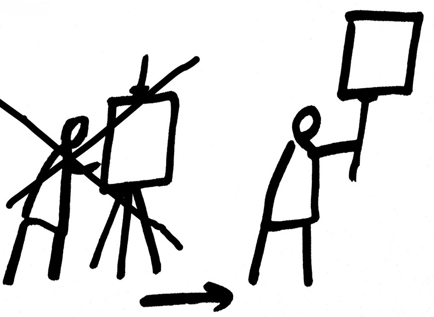 drawing on wall, 2008